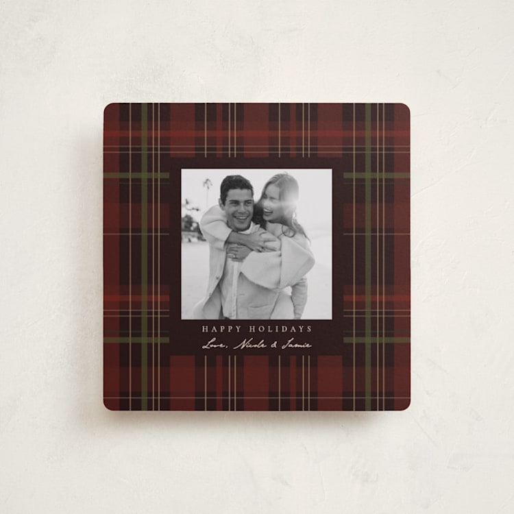 "Cozy Love" - Holiday Cards in Holly Berry by Elly - Front
