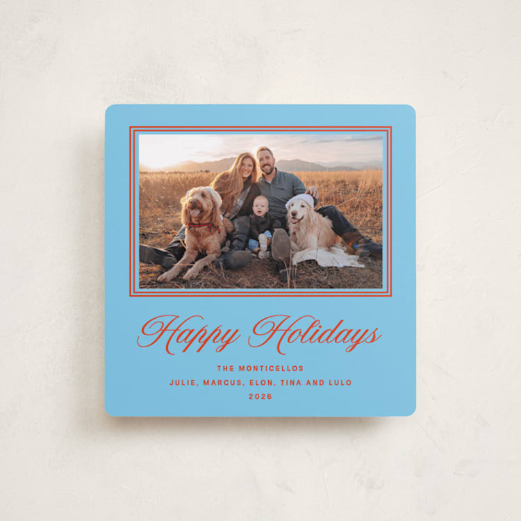 "Nola" - Holiday Cards in Bluebell by Pati Cascino - Front