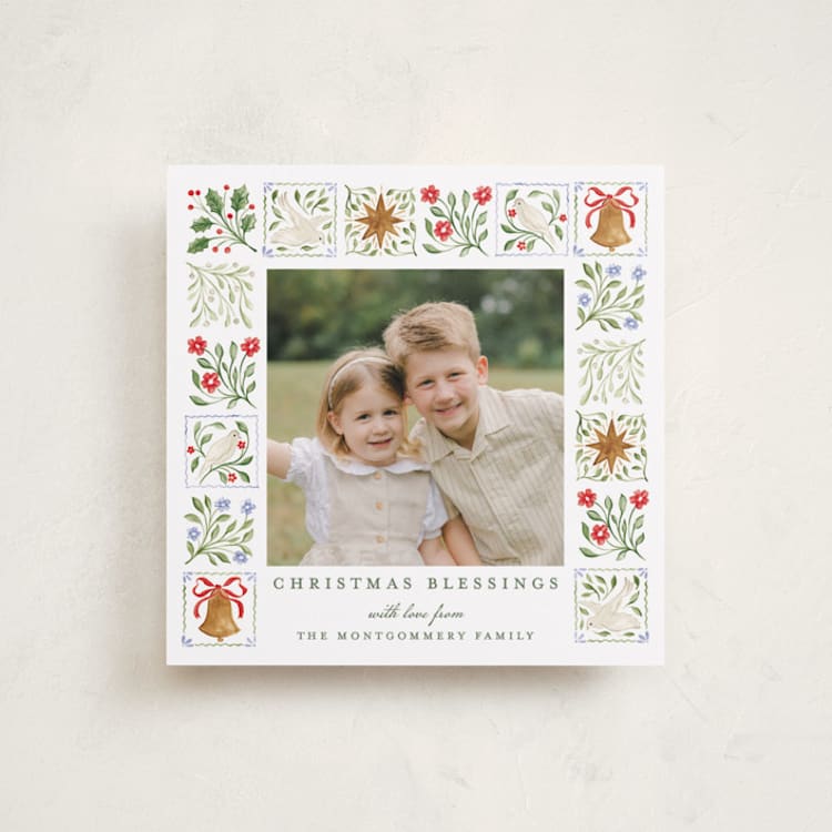 Stamps Holiday Square Cards