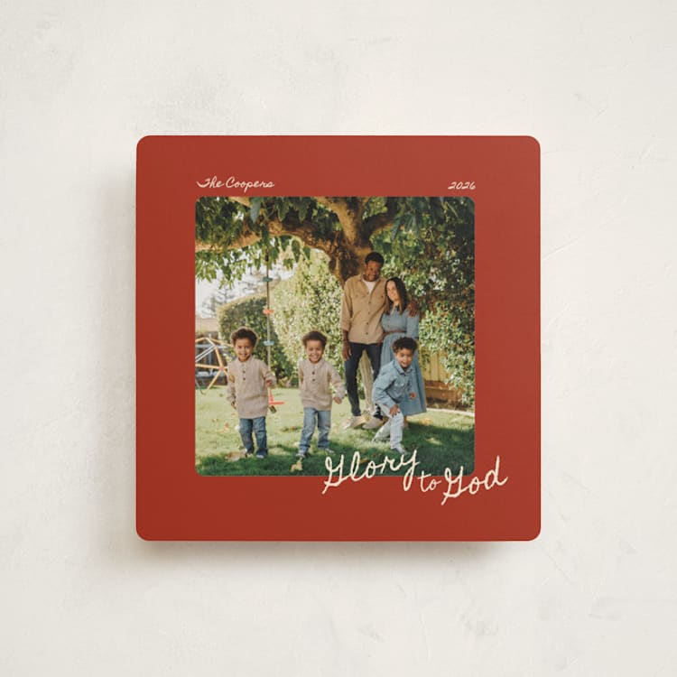 "Warm" - Holiday Cards in Cinnamon by Cleghorn Creative - Front