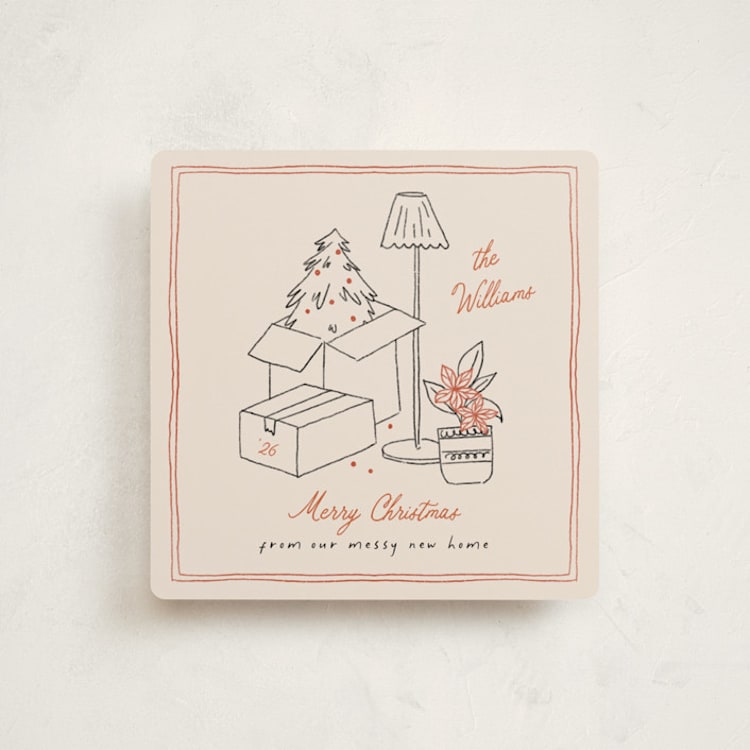 "Messy Christmas" - Holiday Cards in Santa by Claudia Orengo - Front