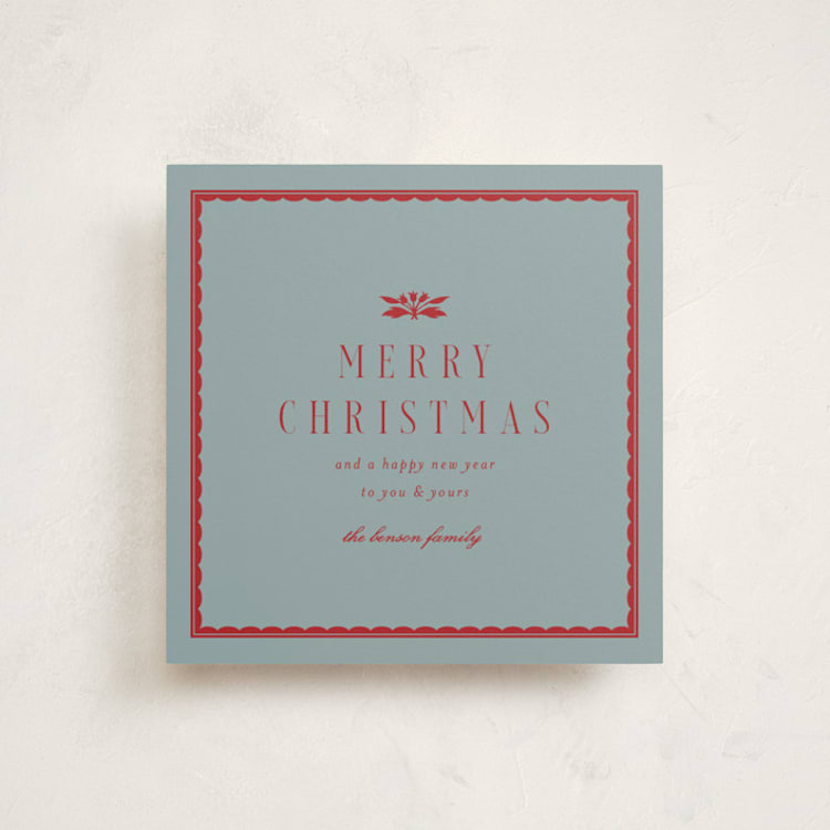 "Winter Berry" - Holiday Cards in Frost by Amy Kross - Front
