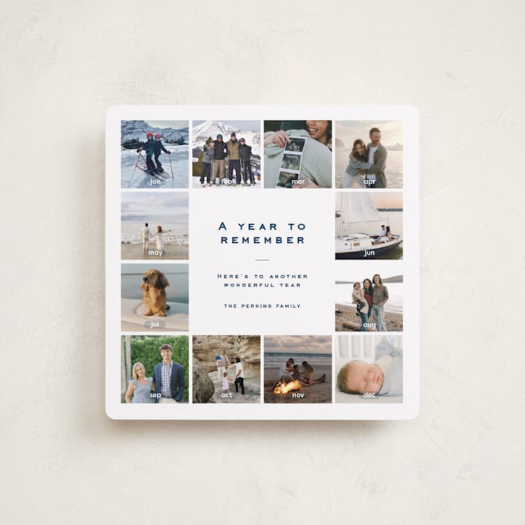 "12 moments" - Holiday Cards in Snowfall by Adelyn T. - Front