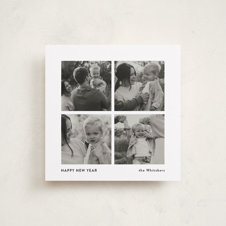 "Quad memories" - Holiday Cards in Ink by Lucrecia Caporale - Front