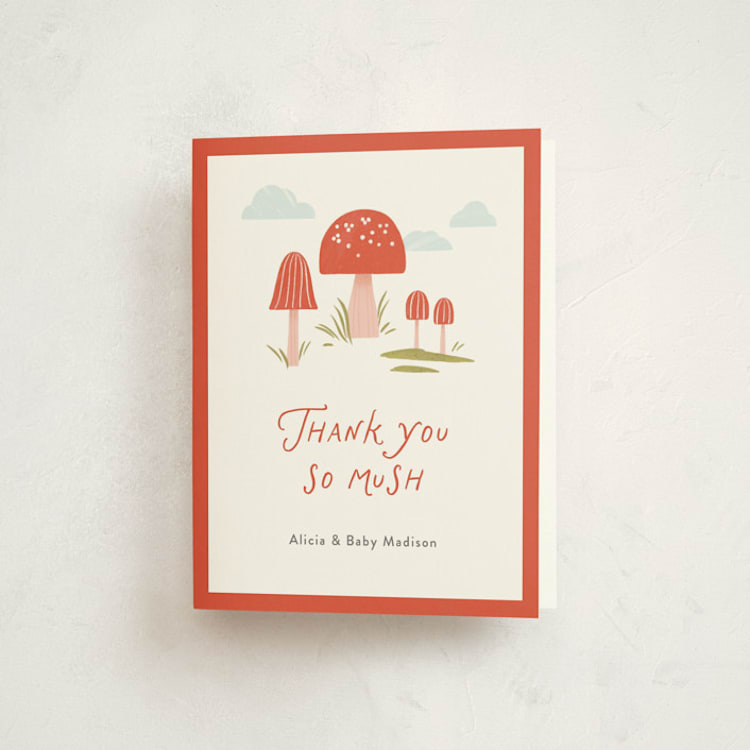 "Little Fun Guy" - Baby Shower Thank You Cards in Fairy by Paper Raven Co. - Front