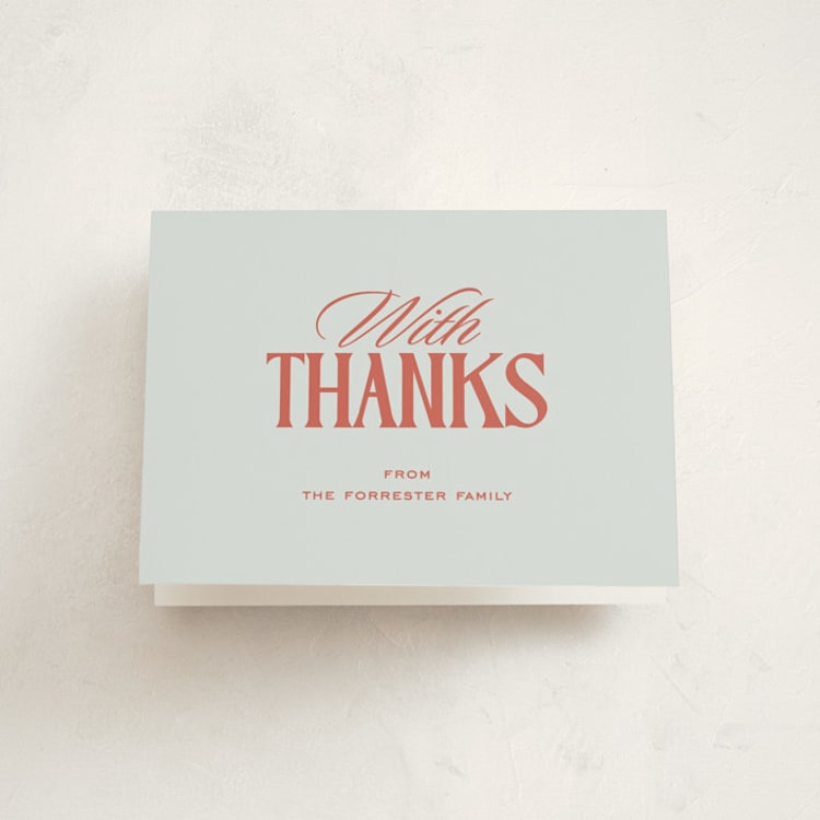 "Baby era" - Baby Shower Thank You Cards in Seashore by Lea Delaveris - Front