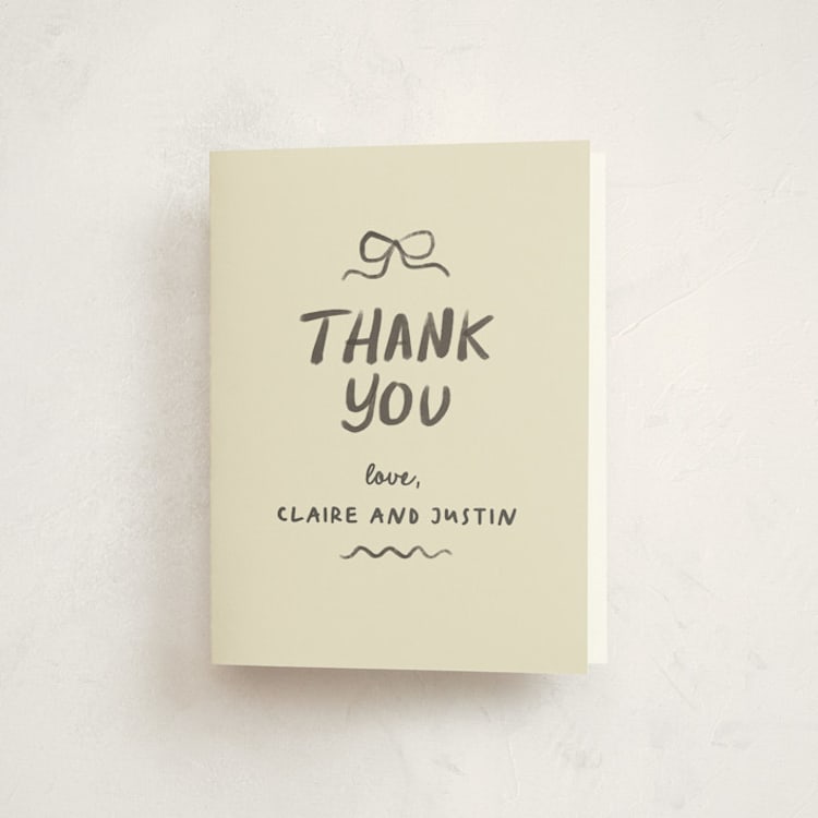 "Nesting era" - Baby Shower Thank You Cards in Beetle by Creo Study - Front