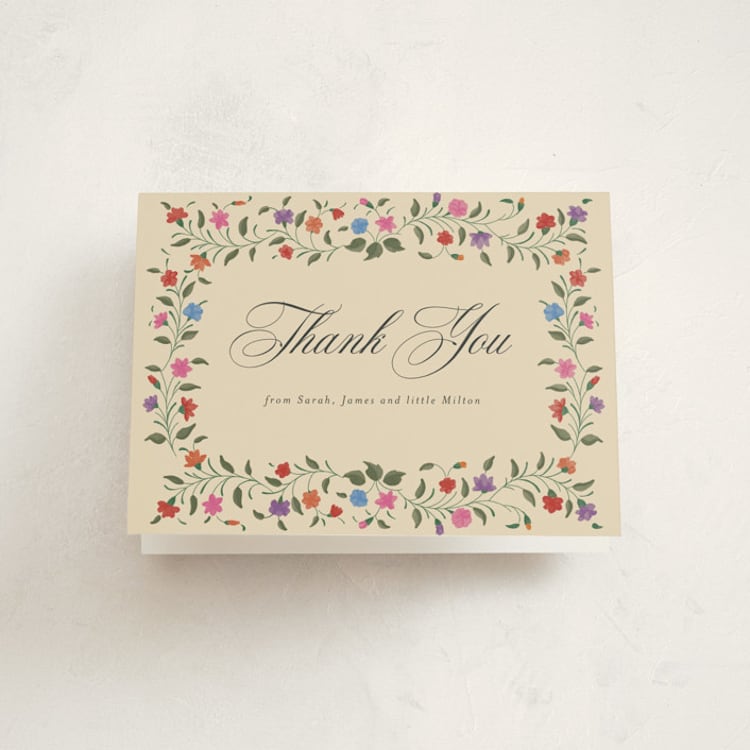 "Rotan" - Baby Shower Thank You Cards in Summer by Deynaaz Daraei - Front