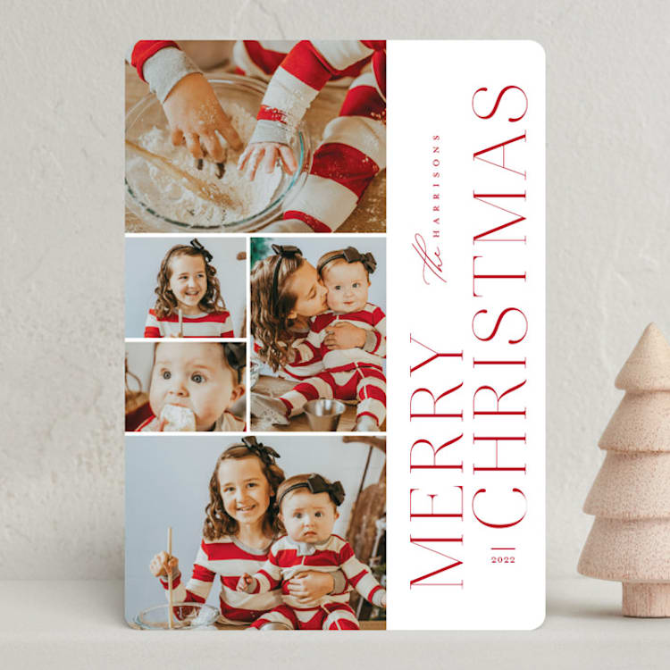 "Dandy Season" - Holiday Cards in Holly Berry by Jessica Williams - Front