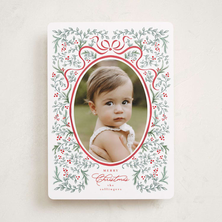 "Charming" - Holiday Cards in Cherry by Tamara Hilje - Front