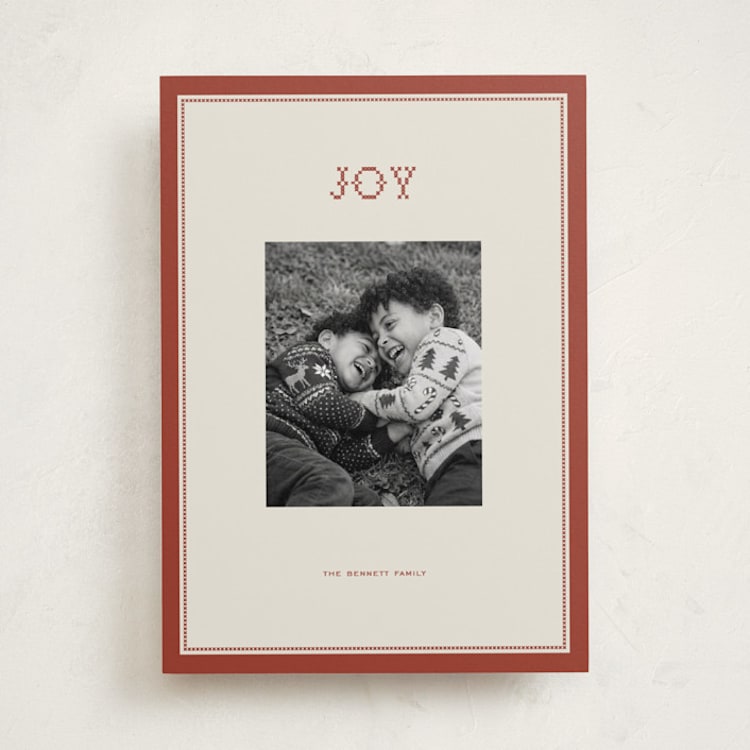 "Murphy" - Holiday Cards in Apple by Kelly Watkins - Front