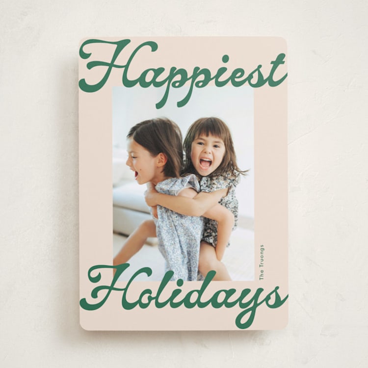 "chappies" - Holiday Cards in Lagoon by Phrosné Barwood - Front