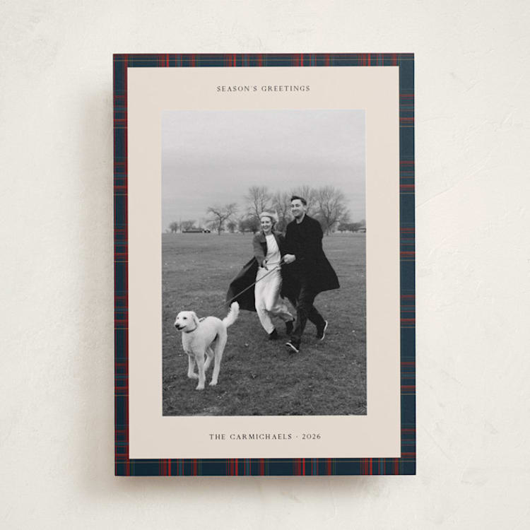 "Windsor" - Holiday Cards in Navy by Studio Suku - Front