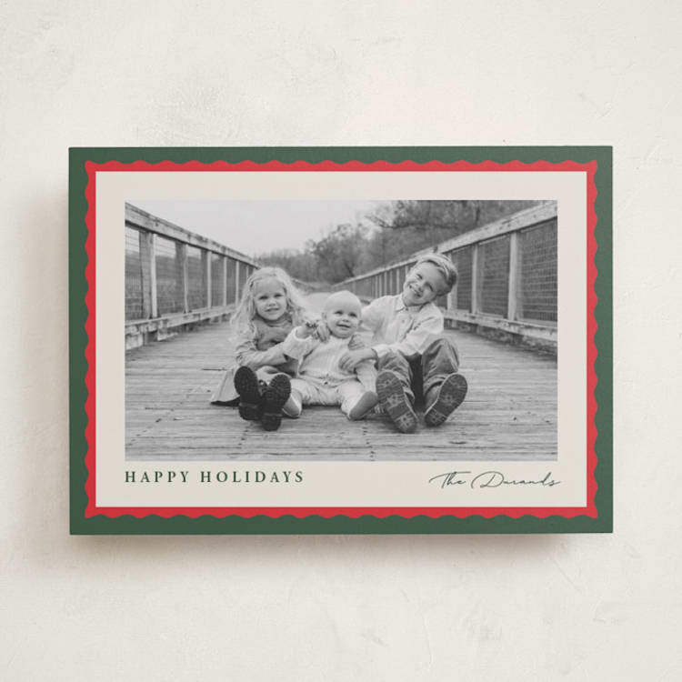 "Baxter" - Holiday Cards in Balsam Fir by Kristie Kern - Front