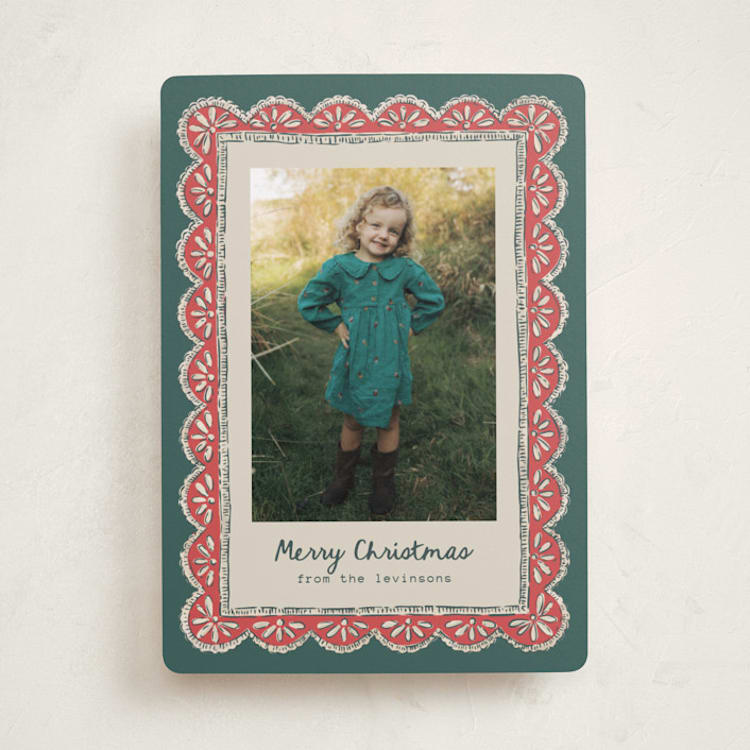 "Holiday Chantilly Lace" - Holiday Cards in Forest by Chris Griffith - Front
