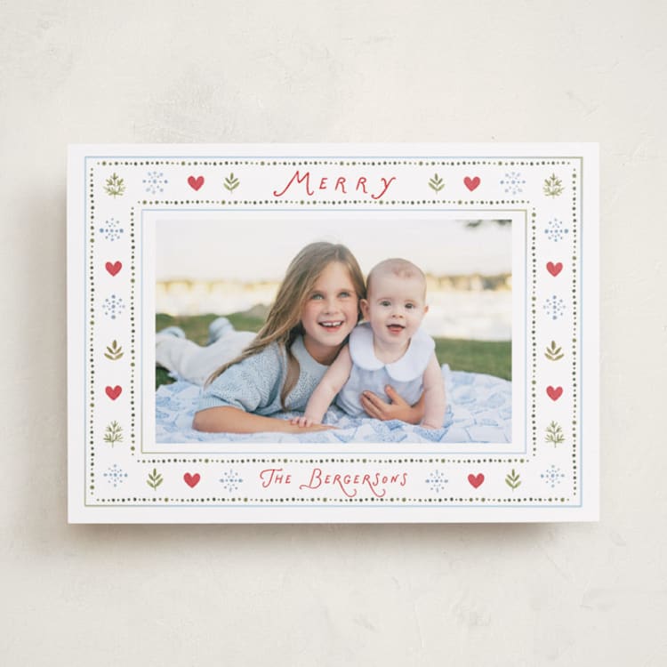 "Merry Little Things" - Holiday Cards in Winter by Itsy Belle Studio - Front