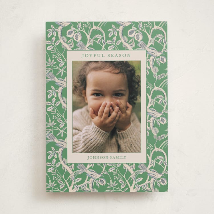 "Heritage Pomegranate" - Holiday Cards in Forest by Sabrin Deirani - Front