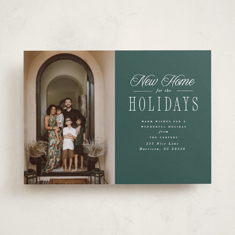 "New Home Holiday" - Holiday Cards in Fir by Hannah Williams - Front