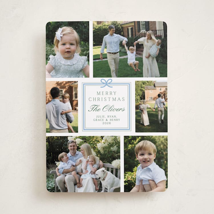 "The Best Gifts" - Holiday Cards in Frost by Alston Foster - Front