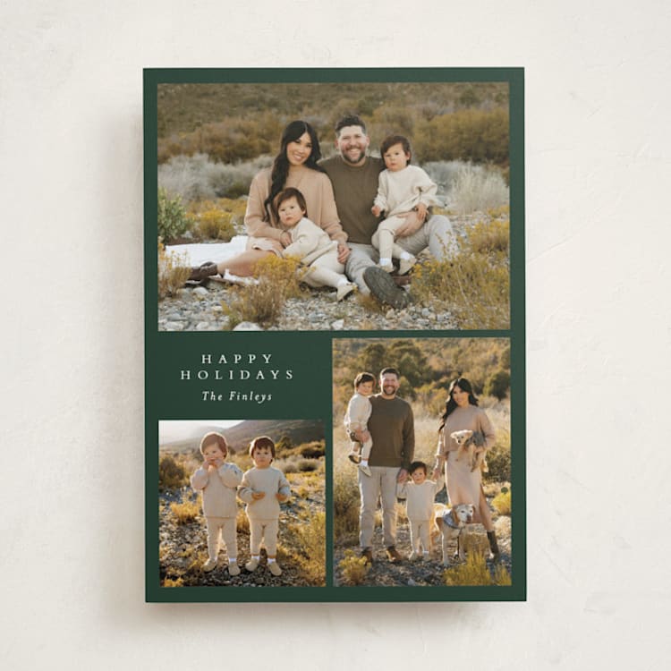 "happy trio" - Holiday Cards in Juniper by Angela Thompson - Front