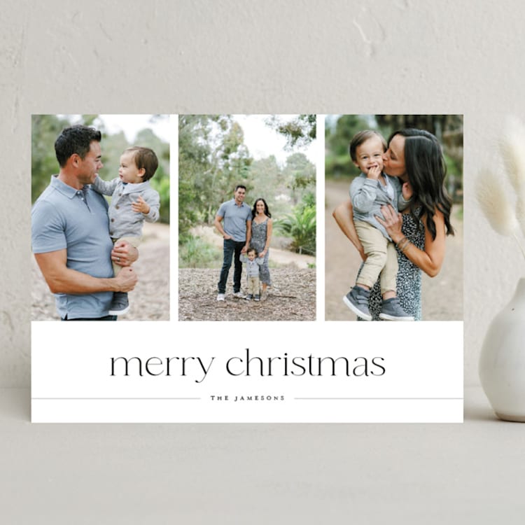 "Holiday Gallery" - Holiday Cards in Snowy by Brittany Braithwaite - Front