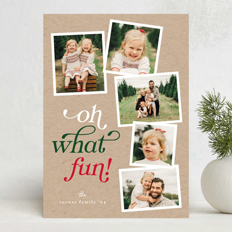 "Oh What Fun!" - Holiday Cards in Krafty by Erin German - Front