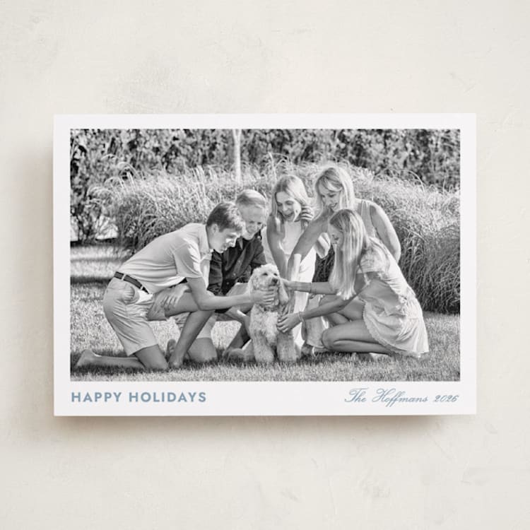 "Primrose" - Holiday Cards in Lake by Annie Shapiro - Front