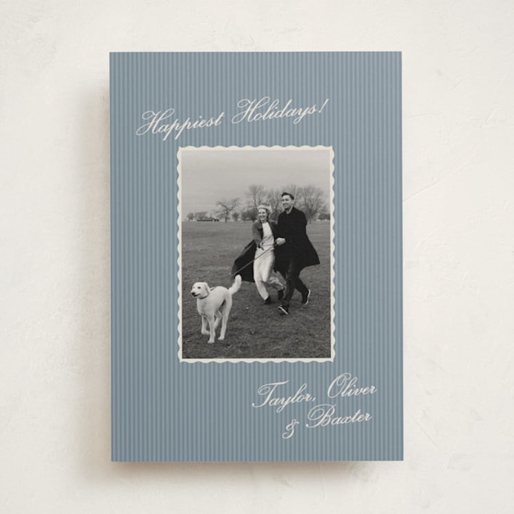 "A Vintage Vibe" - Holiday Cards in Frost by Kristie Kern - Front