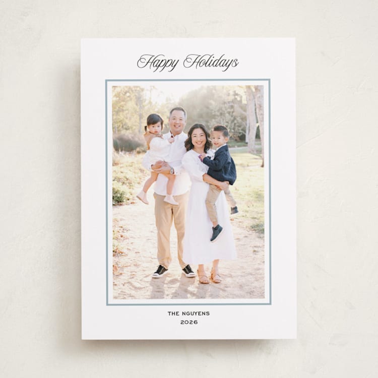 "Heath" - Holiday Cards in Sky by Annie Shapiro - Front