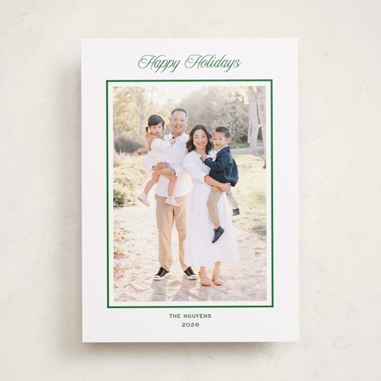 "Heath" - Holiday Cards in Pine by Annie Shapiro - Front
