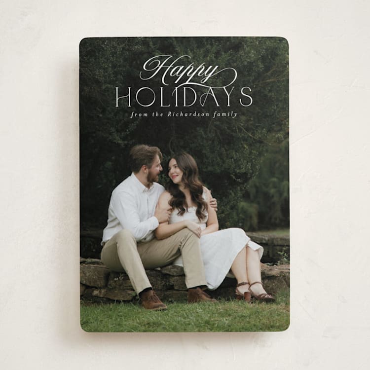 "Ashby" - Holiday Cards in Snow by Deynaaz Daraei - Front