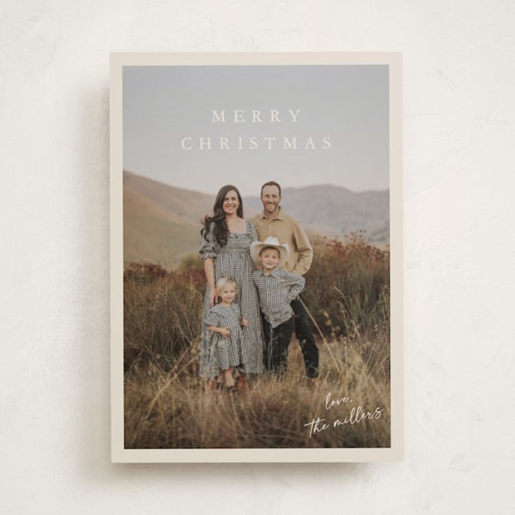 "Homebound" - Holiday Cards in Vanilla by Kasia Labocki - Front
