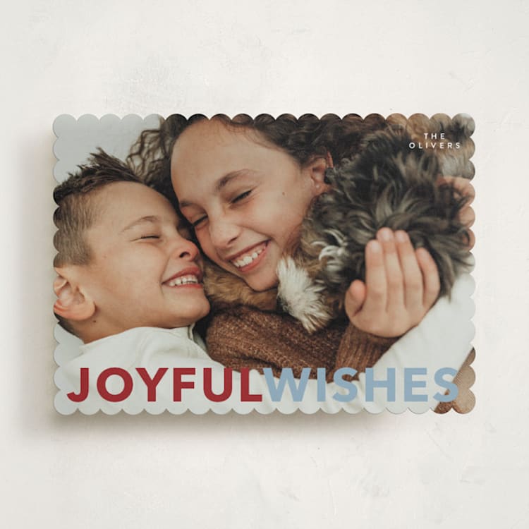 "Most Merry" - Holiday Cards in Cardinal by Angela Thompson - Front