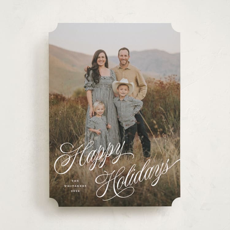 "Bubbly" - Holiday Cards in Snow by Pixel and Hank - Front