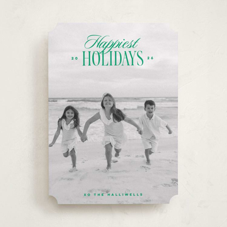 "Club" - Holiday Cards in Elf Shoes by Kristie Kern - Front
