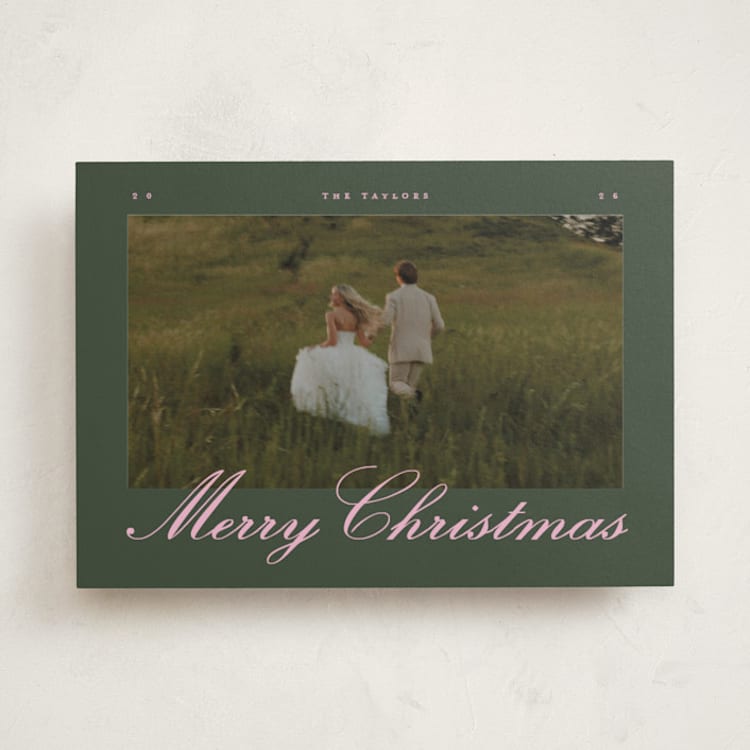 "vintage scene" - Holiday Cards in Pine by Christy Hy Lee - Front
