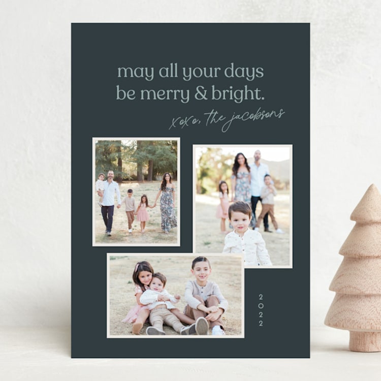 "All Your Days" - Holiday Cards in Night by Heather Cairl - Front