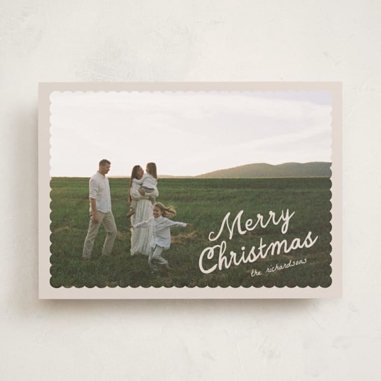 "Dispatch" - Holiday Cards in Creamer by Pixel and Hank - Front