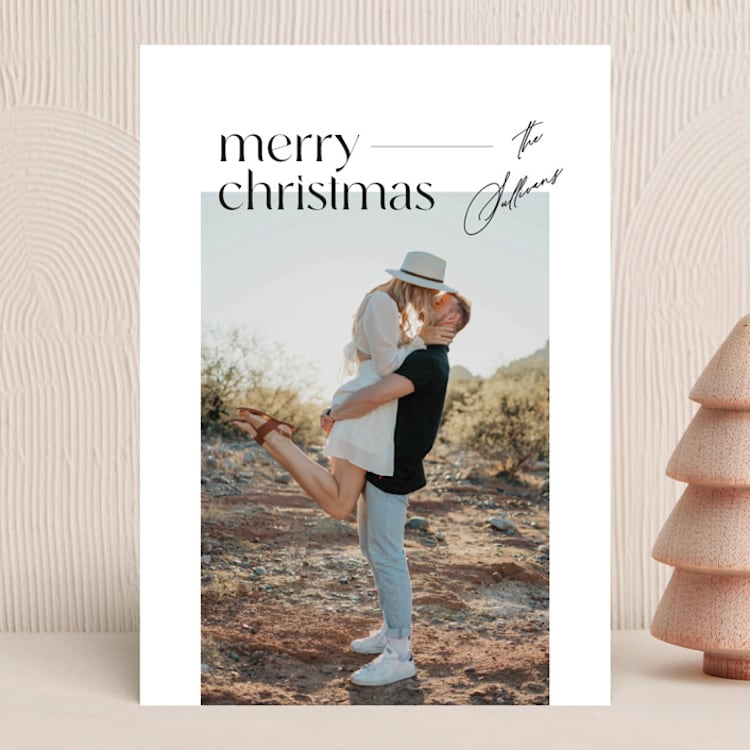 "Holiday Headline" - Holiday Cards in Snow by Brittany Braithwaite - Front