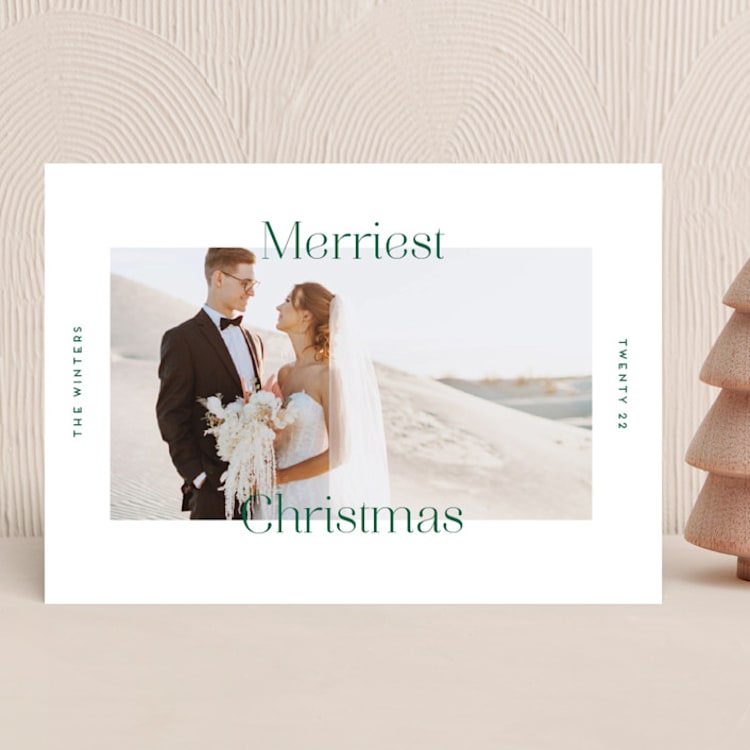 "Bookends" - Holiday Cards in Forest by Genna Blackburn - Front