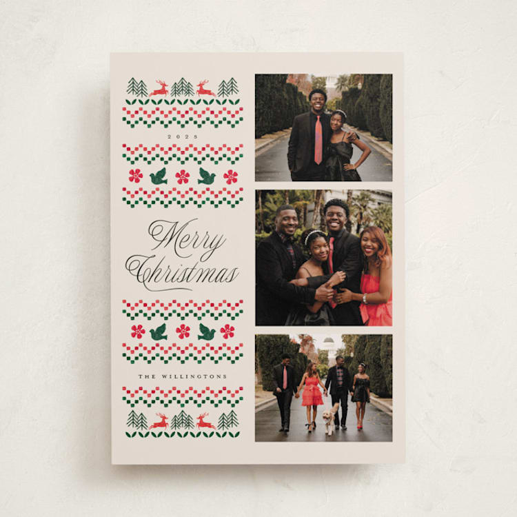 holiday embroidery by Vivian Yiwing