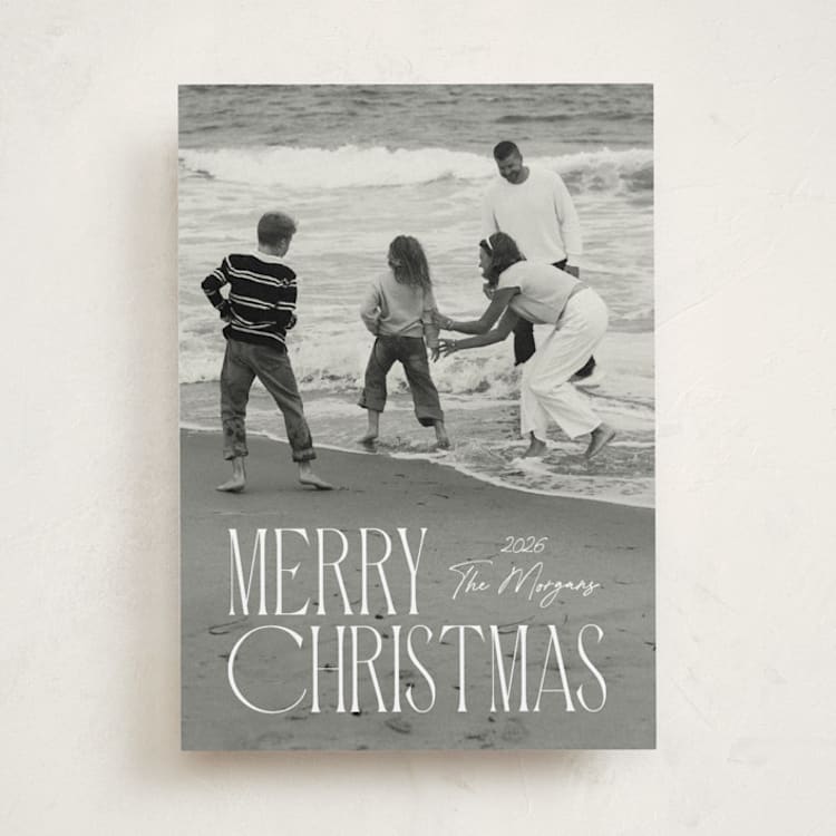 "Merry Embrace" - Holiday Cards in Halo by Kacey Kendrick Wagner - Front