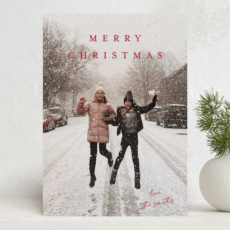 "signed with love" - Holiday Cards in Holly by Kasia Labocki - Front