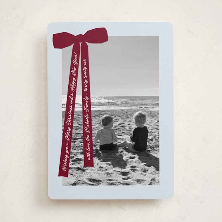 "Robin" - Holiday Cards in Mulled Wine by Pati Cascino - Front