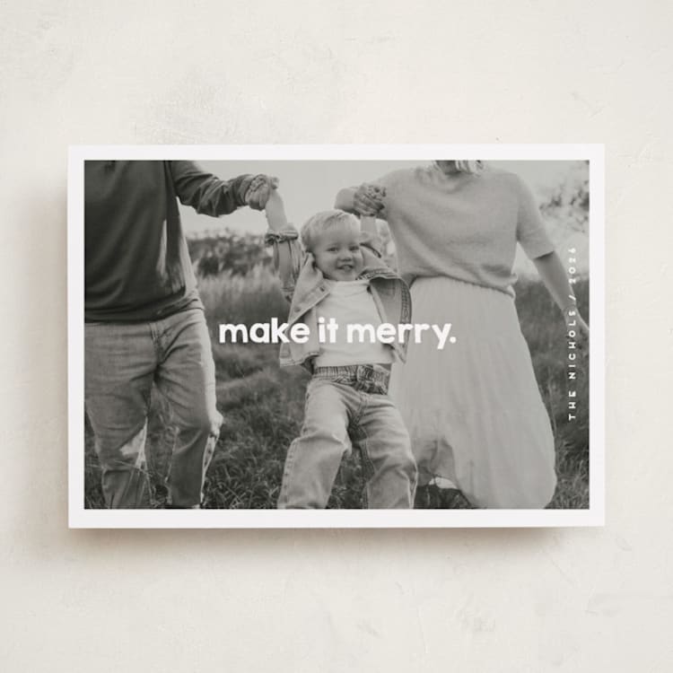 "frolicsome" - Holiday Cards in Snow by Snow and Ivy - Front