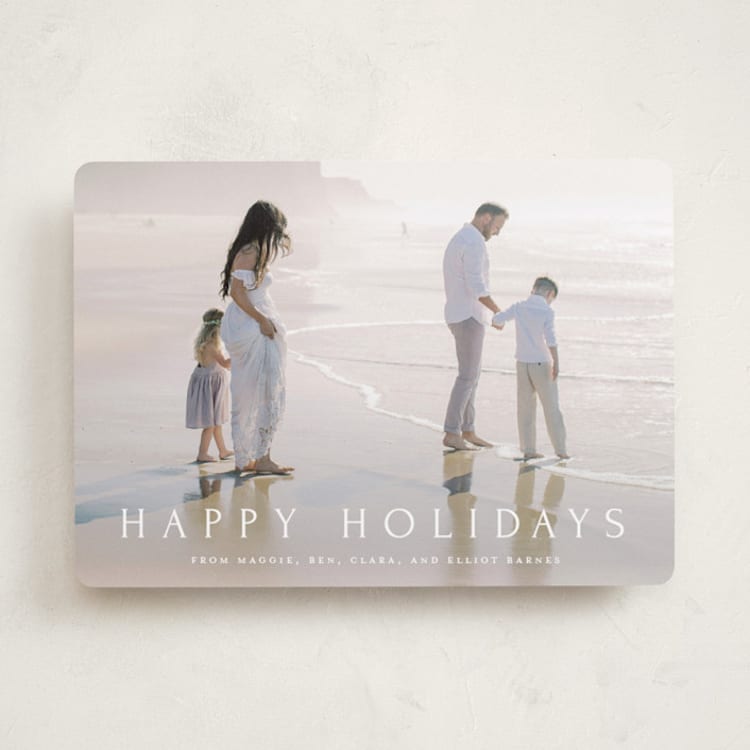 "Vast" - Holiday Cards in Snow by Amy Kross - Front