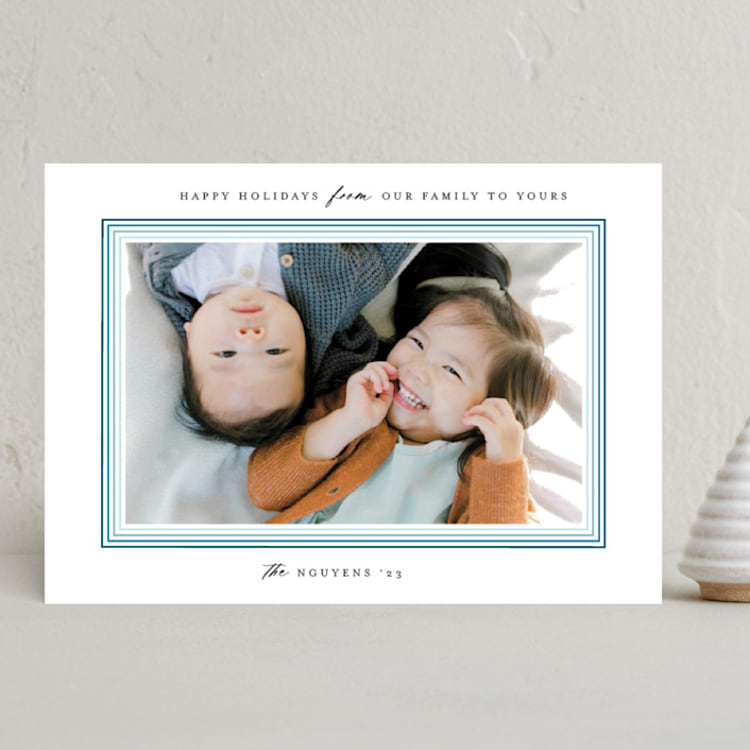 "Holiday Hues" - Holiday Cards in Frozen Lake by Erica Krystek - Front