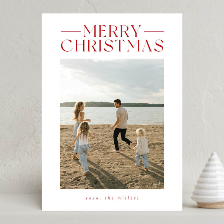 "Red" - Holiday Cards in Holly by Darryl Don Doctor - Front