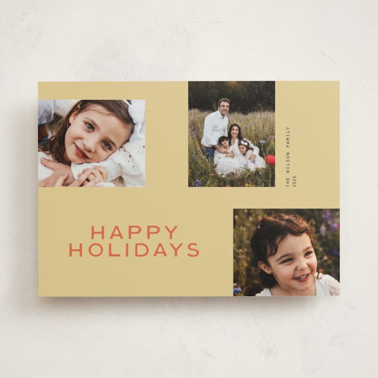 "Golden Moments" - Holiday Cards in Sunshine by Ana de Sousa - Front