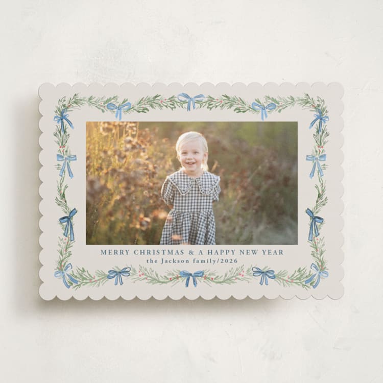 "Garlanda" - Holiday Cards in Powder by Petra Kern - Front